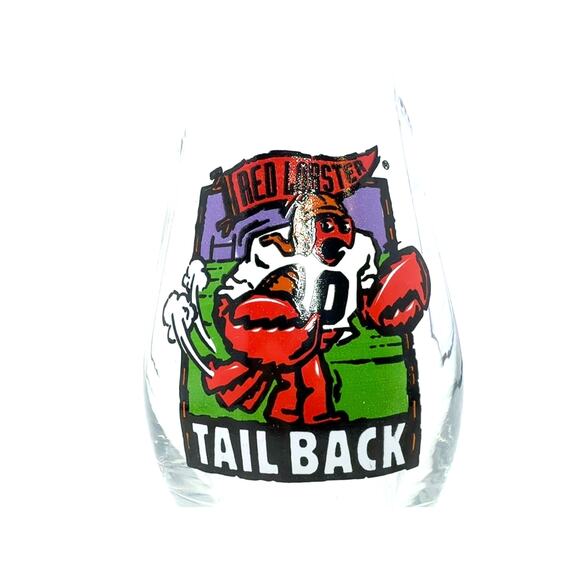 VINTAGE RED LOSTER GLASS "TAILBACK" - Picture 3 of 6